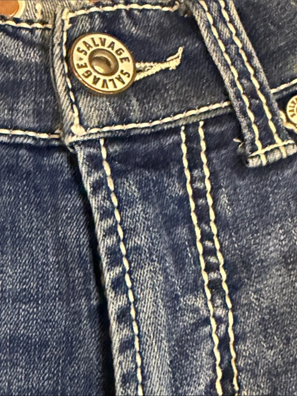 Men's Straight Fit Distressed Jeans in Blue - Casual Everyday Style